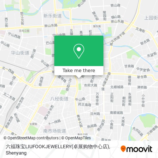 六福珠宝LIUFOOKJEWELLERY(卓展购物中心店) map