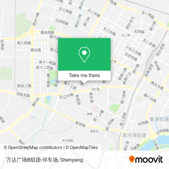 万达广场B组团-停车场 map