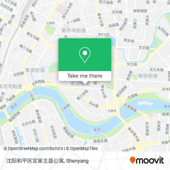 沈阳和平区宜家主题公寓 map