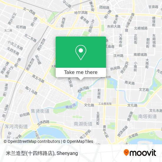 米兰造型(十四纬路店) map