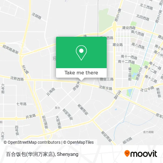 百合饭包(华润万家店) map