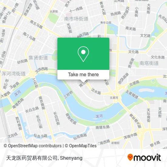 天龙医药贸易有限公司 map