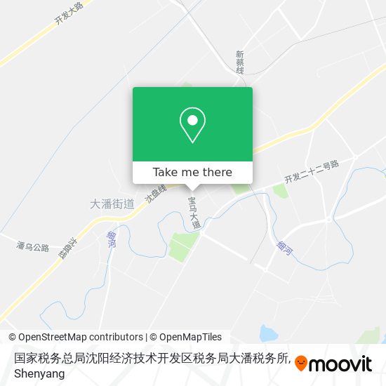 国家税务总局沈阳经济技术开发区税务局大潘税务所 map