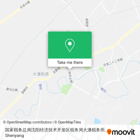 国家税务总局沈阳经济技术开发区税务局大潘税务所 map