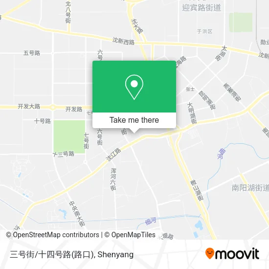 三号街/十四号路(路口) map