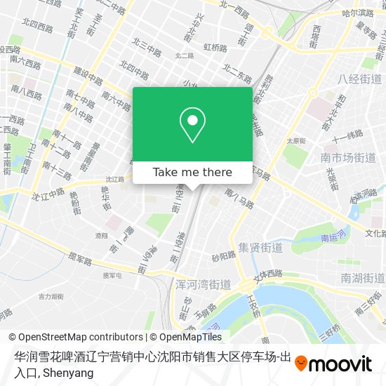 华润雪花啤酒辽宁营销中心沈阳市销售大区停车场-出入口 map