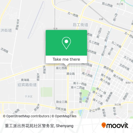 重工派出所花苑社区警务室 map