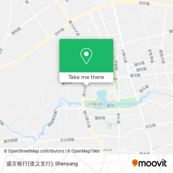 盛京银行(道义支行) map
