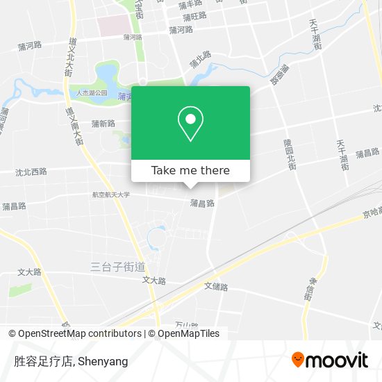 胜容足疗店 map
