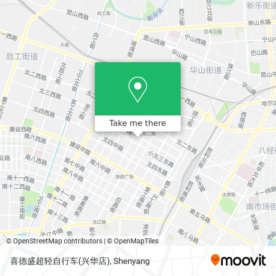 喜德盛超轻自行车(兴华店) map