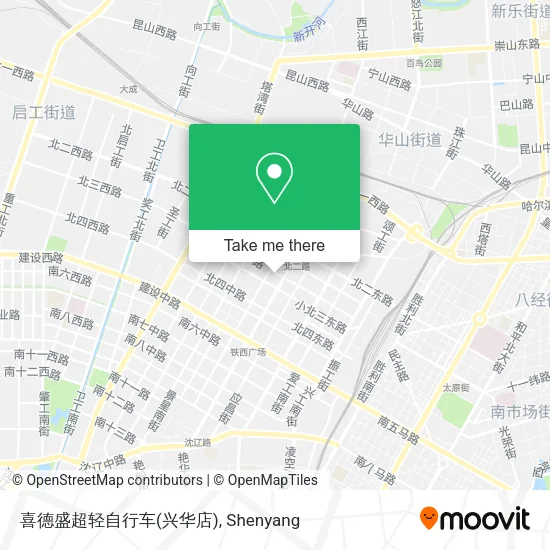 喜德盛超轻自行车(兴华店) map