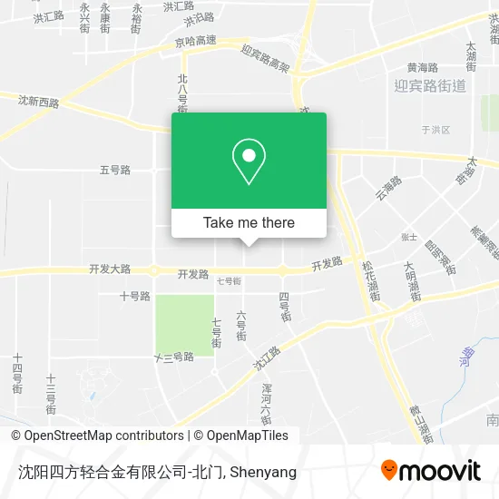 沈阳四方轻合金有限公司-北门 map