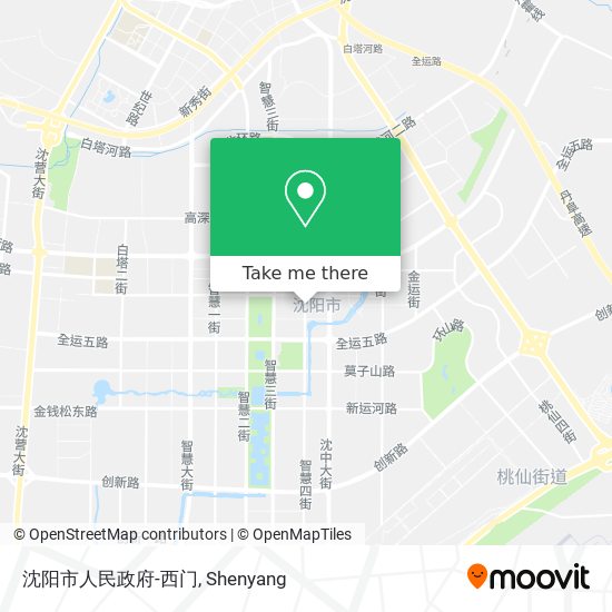 沈阳市人民政府-西门 map