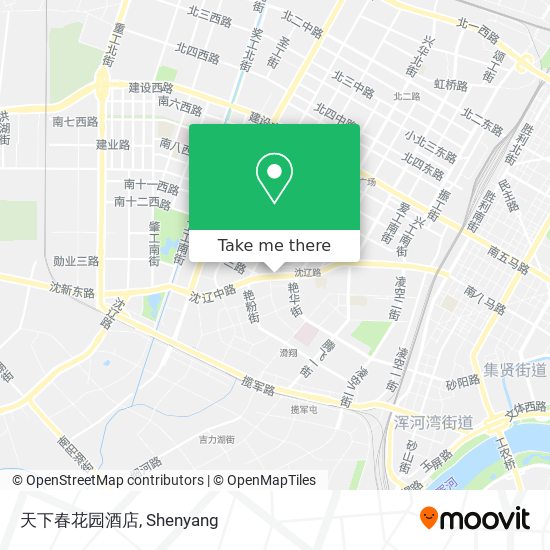 天下春花园酒店 map