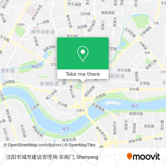 沈阳市城市建设管理局-东南门 map
