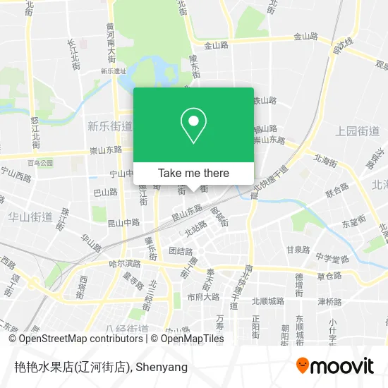 艳艳水果店(辽河街店) map