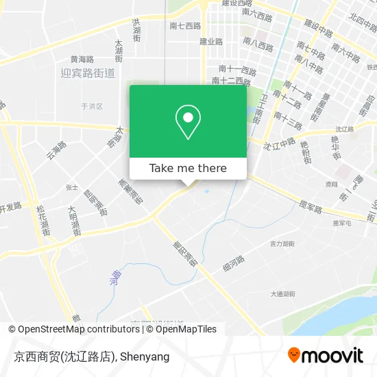京西商贸(沈辽路店) map