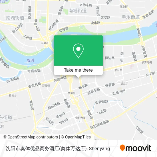 沈阳市奥体优品商务酒店(奥体万达店) map