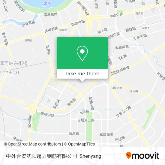 中外合资沈阳超力钢筋有限公司 map