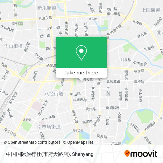 中国国际旅行社(市府大路店) map