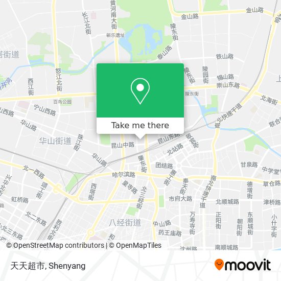 天天超市 map