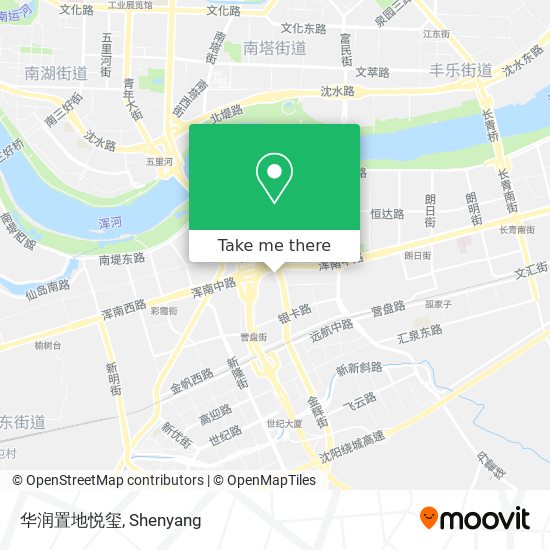 华润置地悦玺 map