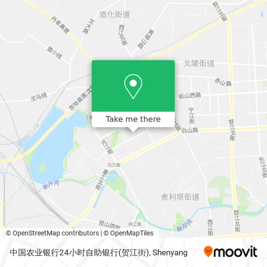 中国农业银行24小时自助银行(贺江街) map