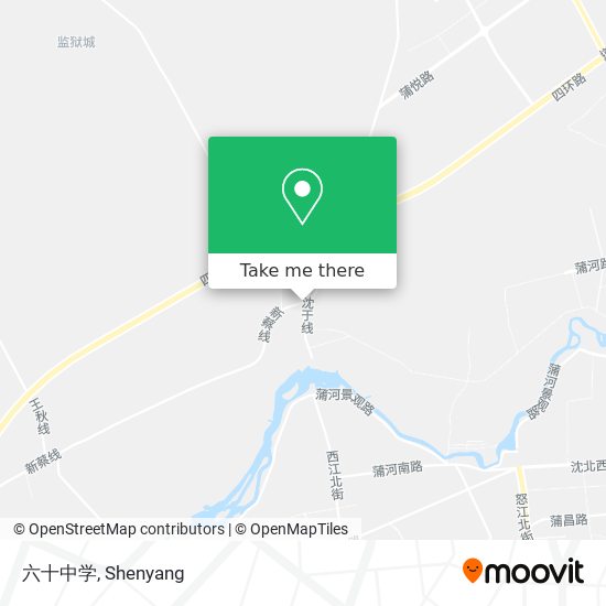 六十中学 map