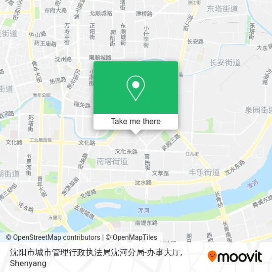 沈阳市城市管理行政执法局沈河分局-办事大厅 map