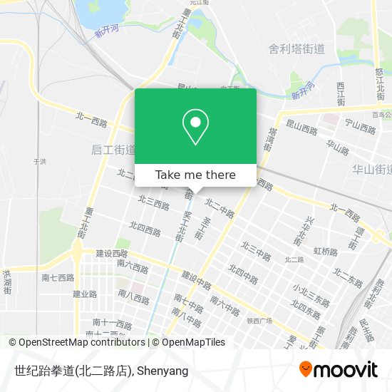 世纪跆拳道(北二路店) map