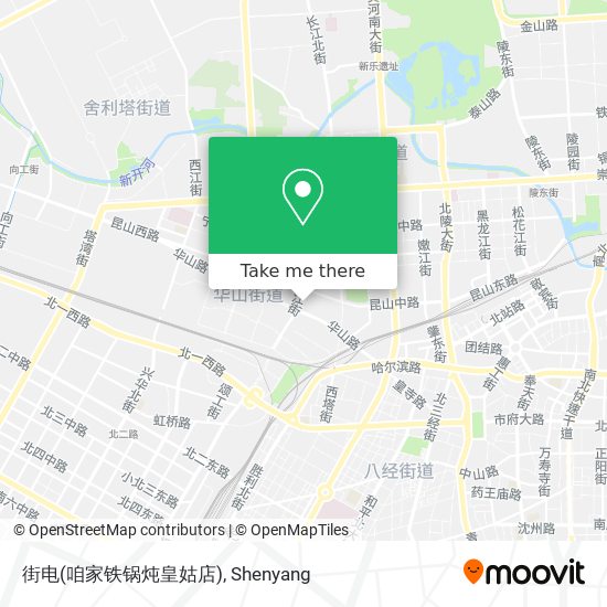 街电(咱家铁锅炖皇姑店) map