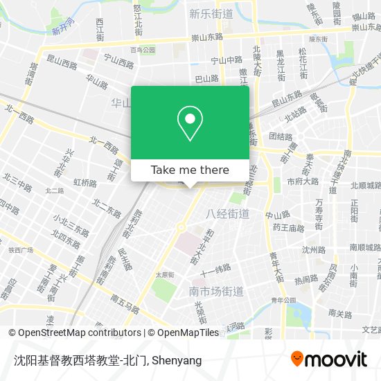 沈阳基督教西塔教堂-北门 map