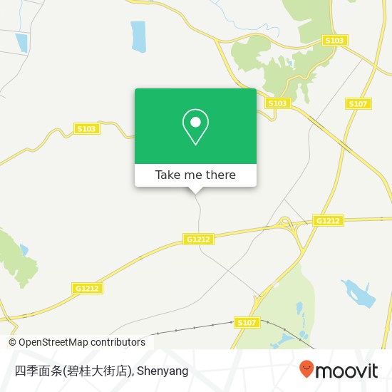 四季面条(碧桂大街店) map