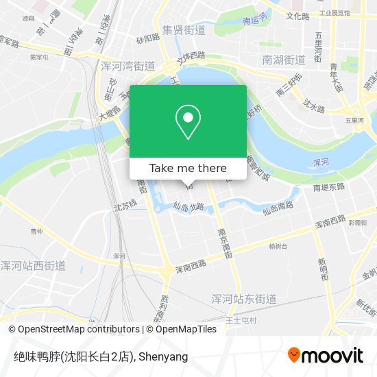 绝味鸭脖(沈阳长白2店) map