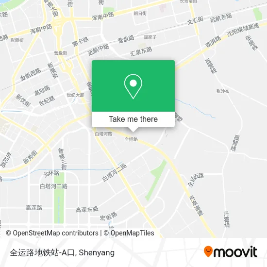 全运路地铁站-A口 map