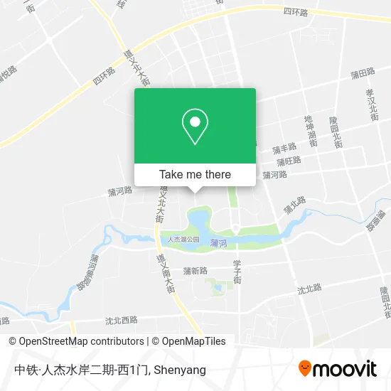 中铁·人杰水岸二期-西1门 map