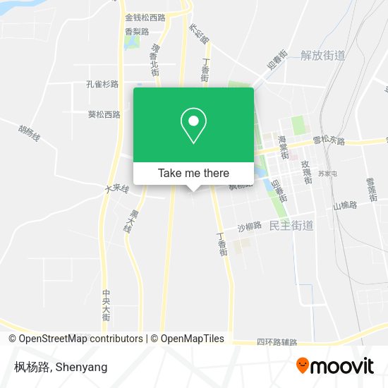 枫杨路 map
