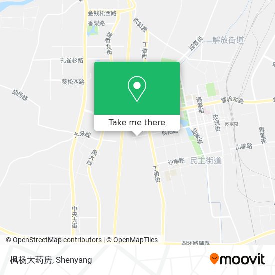 枫杨大药房 map