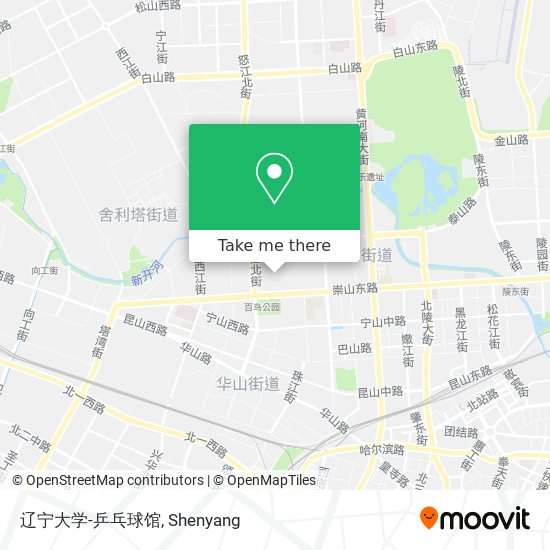 辽宁大学-乒乓球馆 map