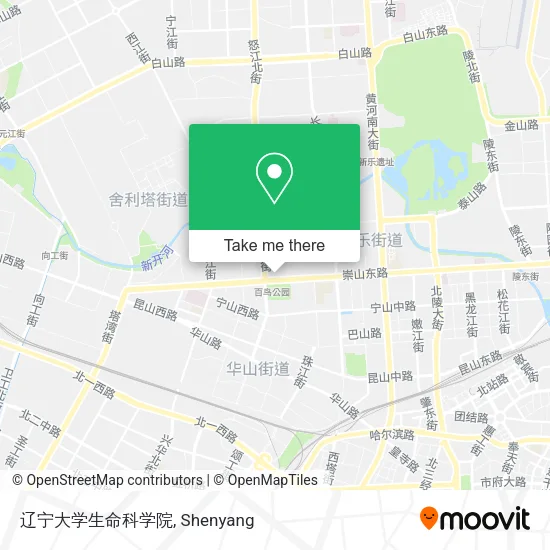 辽宁大学生命科学院 map