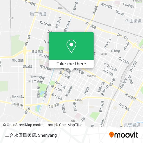 二合永回民饭店 map