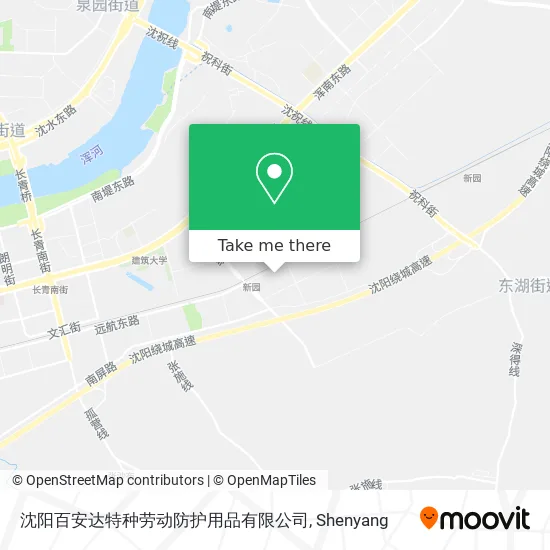 沈阳百安达特种劳动防护用品有限公司 map