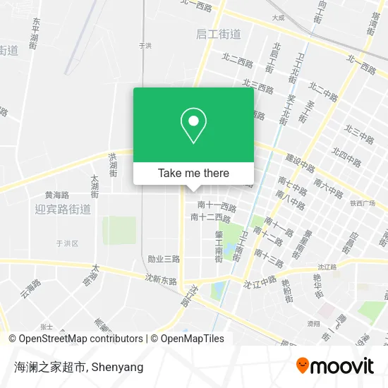 海澜之家超市 map