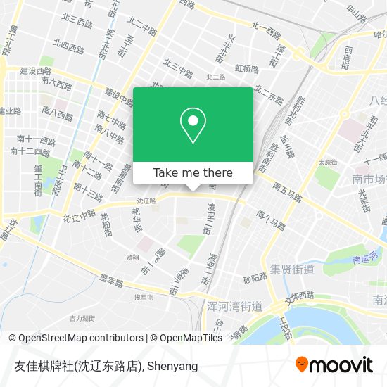 友佳棋牌社(沈辽东路店) map