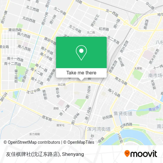 友佳棋牌社(沈辽东路店) map