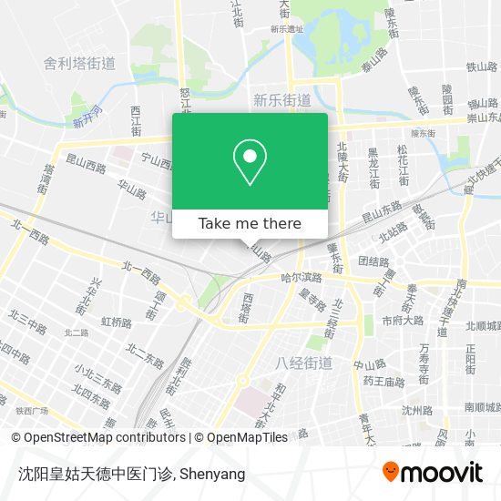 沈阳皇姑天德中医门诊 map