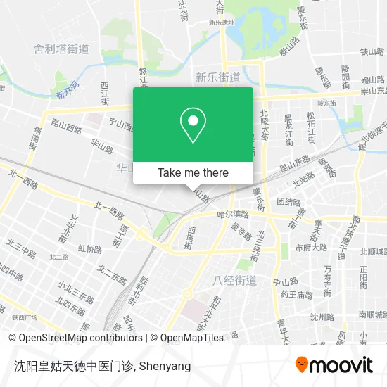 沈阳皇姑天德中医门诊 map