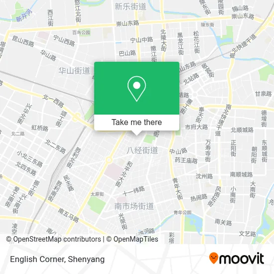 English Corner map