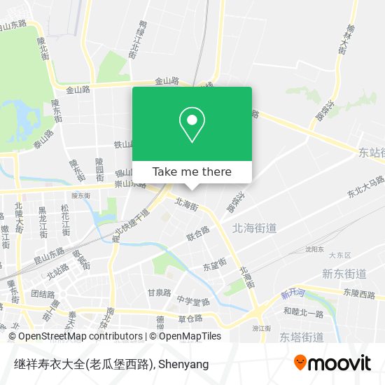 继祥寿衣大全(老瓜堡西路) map