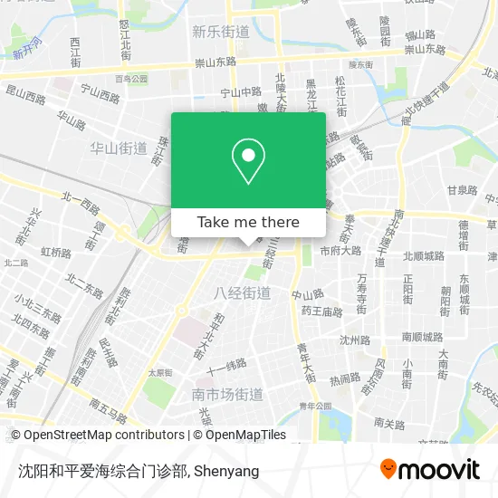 沈阳和平爱海综合门诊部 map